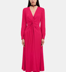 Robe Longue Nouee Manhce Longue