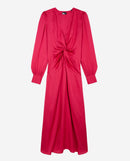 Robe Longue Nouee Manhce Longue
