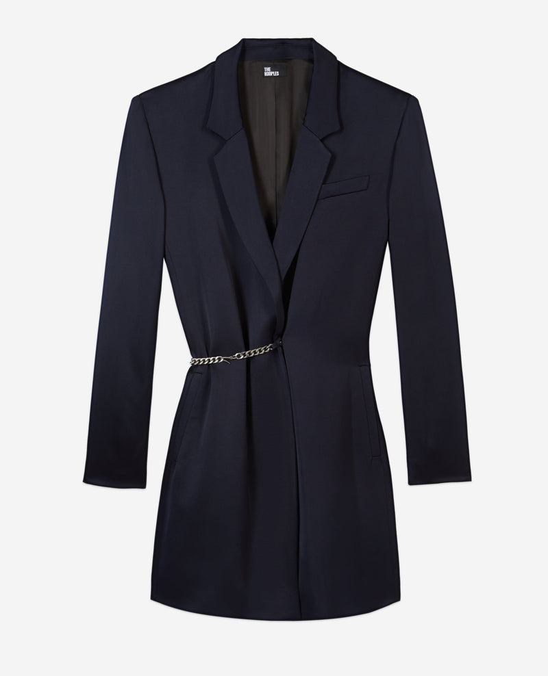 The Kooples - Robe Tailleur Fluide Avec Chaine