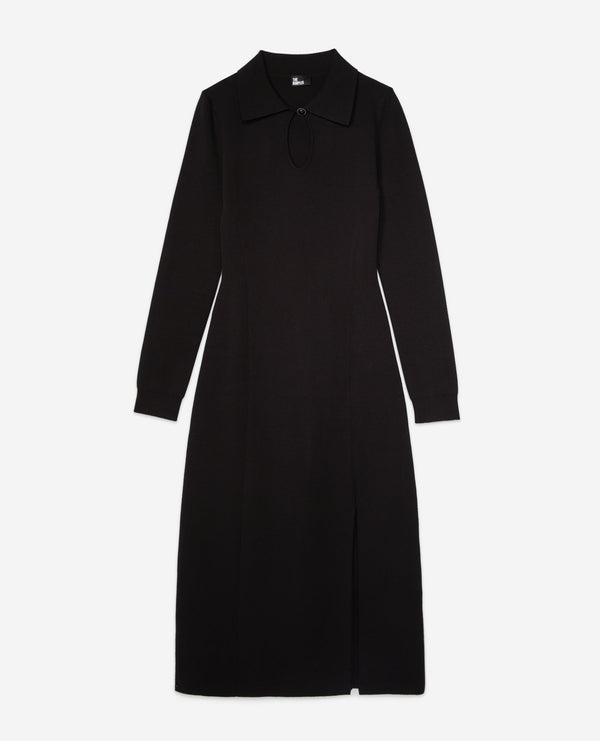 The Kooples - Long Dress With Teardrop Cutout