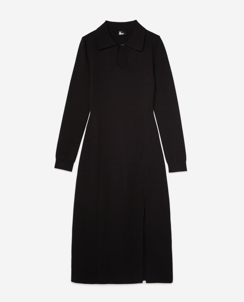 The Kooples - Robe Longue Et Decoupe Goutte
