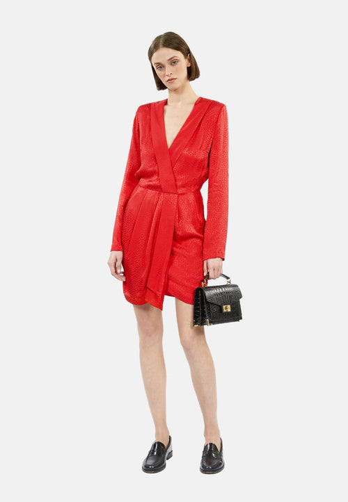Robe Courte A Manches Longues Avec Zips Fantaisies
