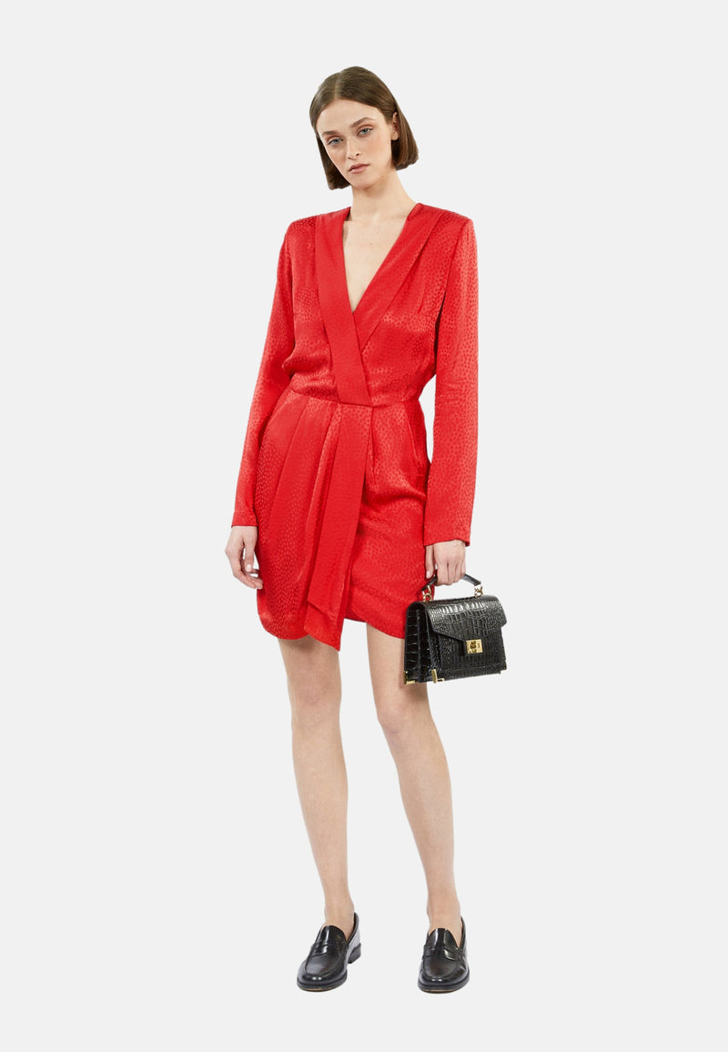 Robe Courte A Manches Longues Avec Zips Fantaisies