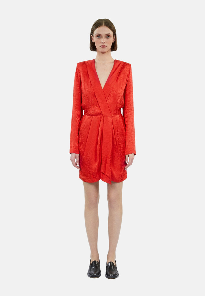 Robe Courte A Manches Longues Avec Zips Fantaisies