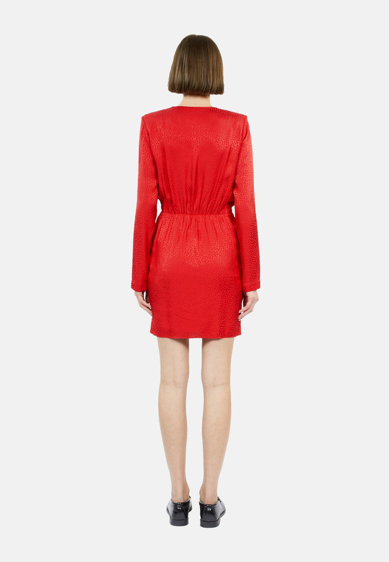 Robe Courte A Manches Longues Avec Zips Fantaisies