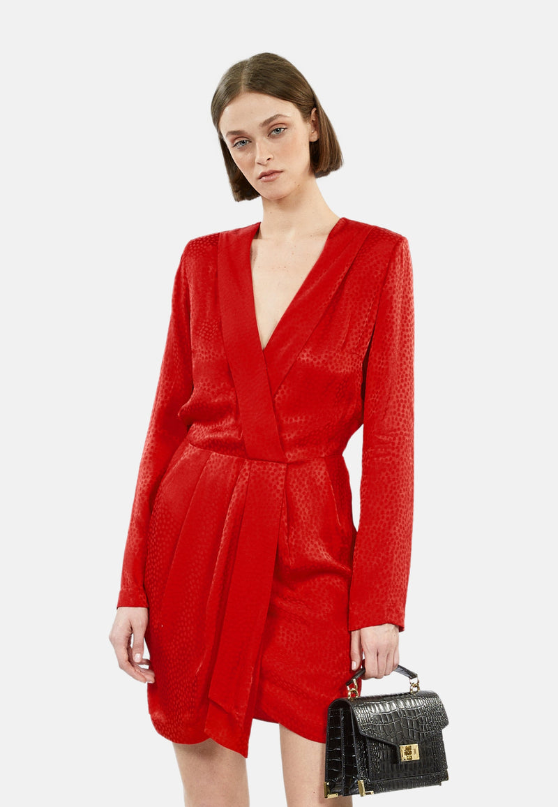 Robe Courte A Manches Longues Avec Zips Fantaisies