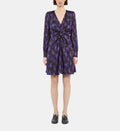 The Kooples - Robe Courte Nouee Manches Longues