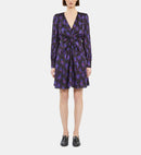 Robe Courte Nouee Manches Longues