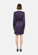 Robe Courte Nouee Manches Longues