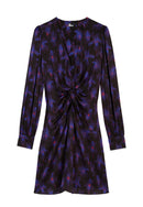 Robe Courte Nouee Manches Longues