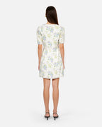 The Kooples - Robe Courte A Manches Courtes Froncee