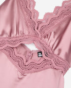 The Kooples - Robe Longue En Soie Avec Guipure
