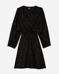 The Kooples - Short Dress with 3/4 Sleeves, Retightened Waist