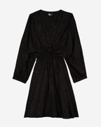 The Kooples - Short Dress with 3/4 Sleeves, Retightened Waist
