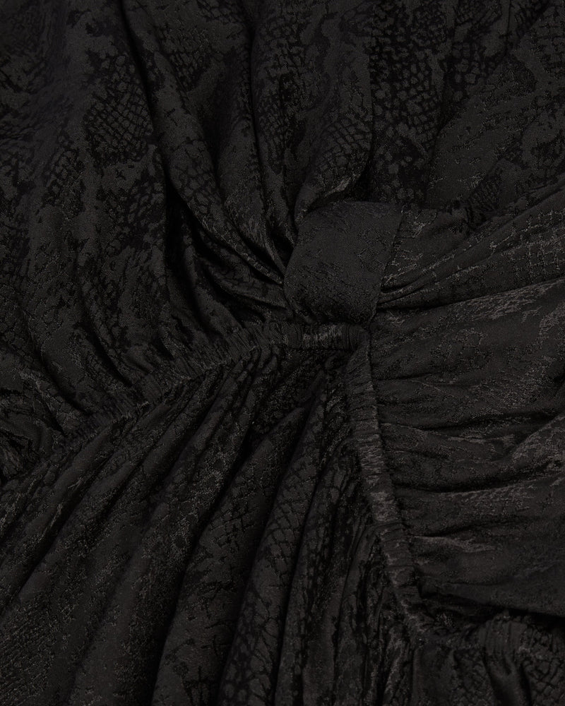 The Kooples - Robe Courte Manches 3/4 Resseree Taille