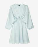 Robe Courte Manches 3/4 Resseree Taille