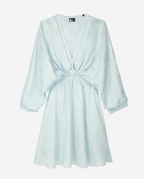 Robe Courte Manches 3/4 Resseree Taille