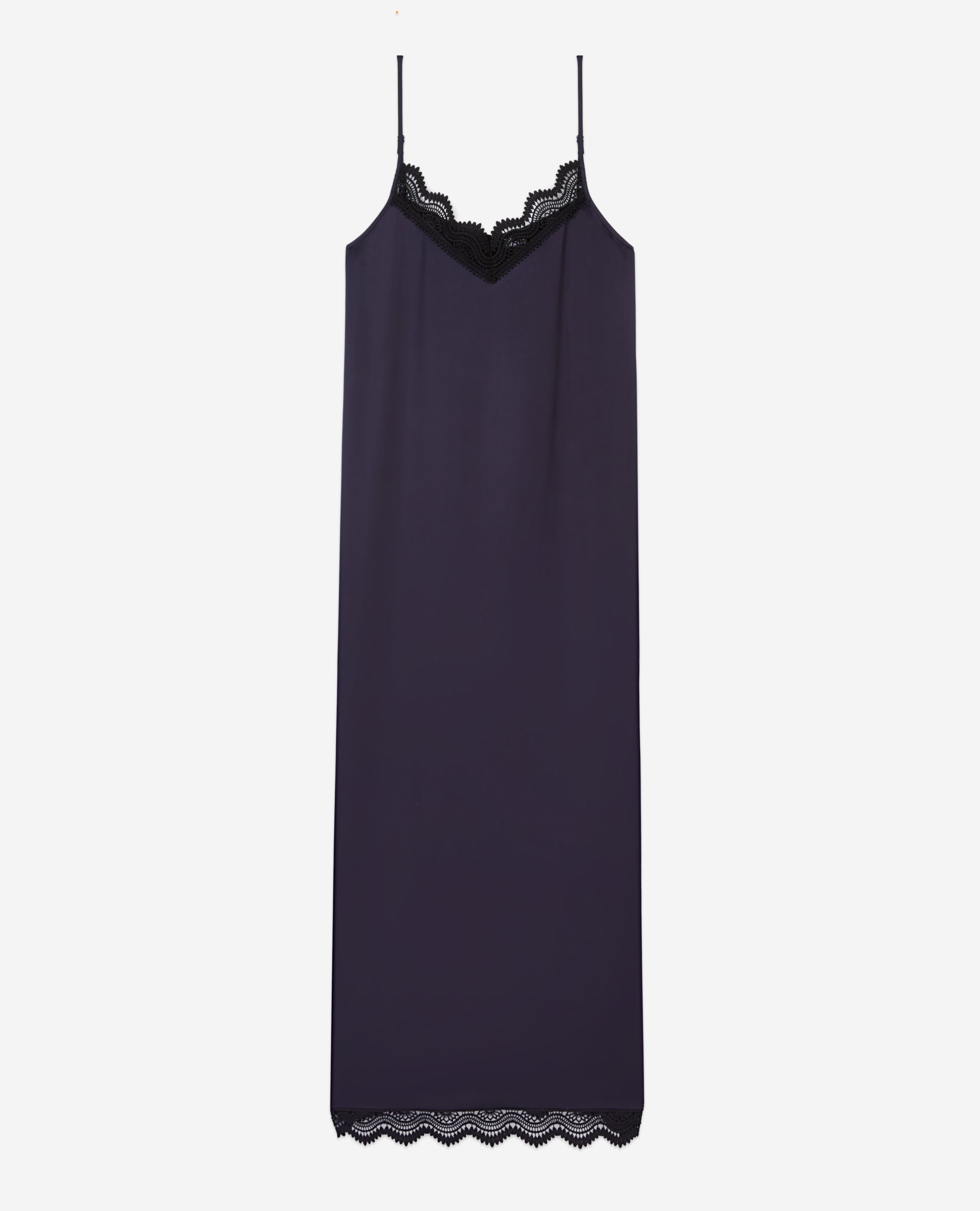 The Kooples - Vestido Camisón Con Encaje