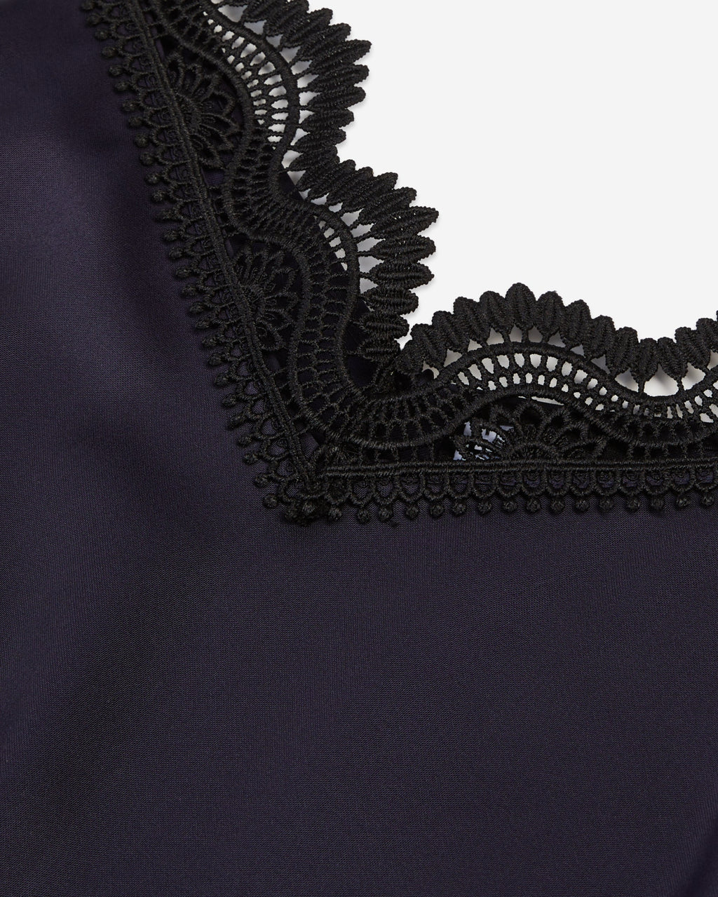 The Kooples - Vestido Camisón Con Encaje