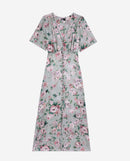 Robe Longue A Manches Courtes