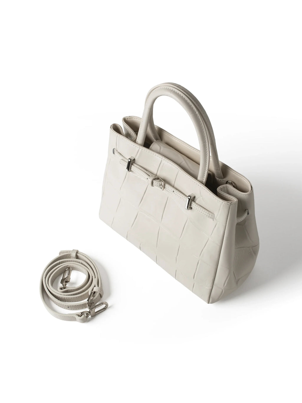 Borsa Front Row Ticket - Bianco sporco