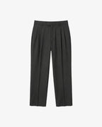 Coltesse - Pantalón Dos Plisados Gris Oscuro