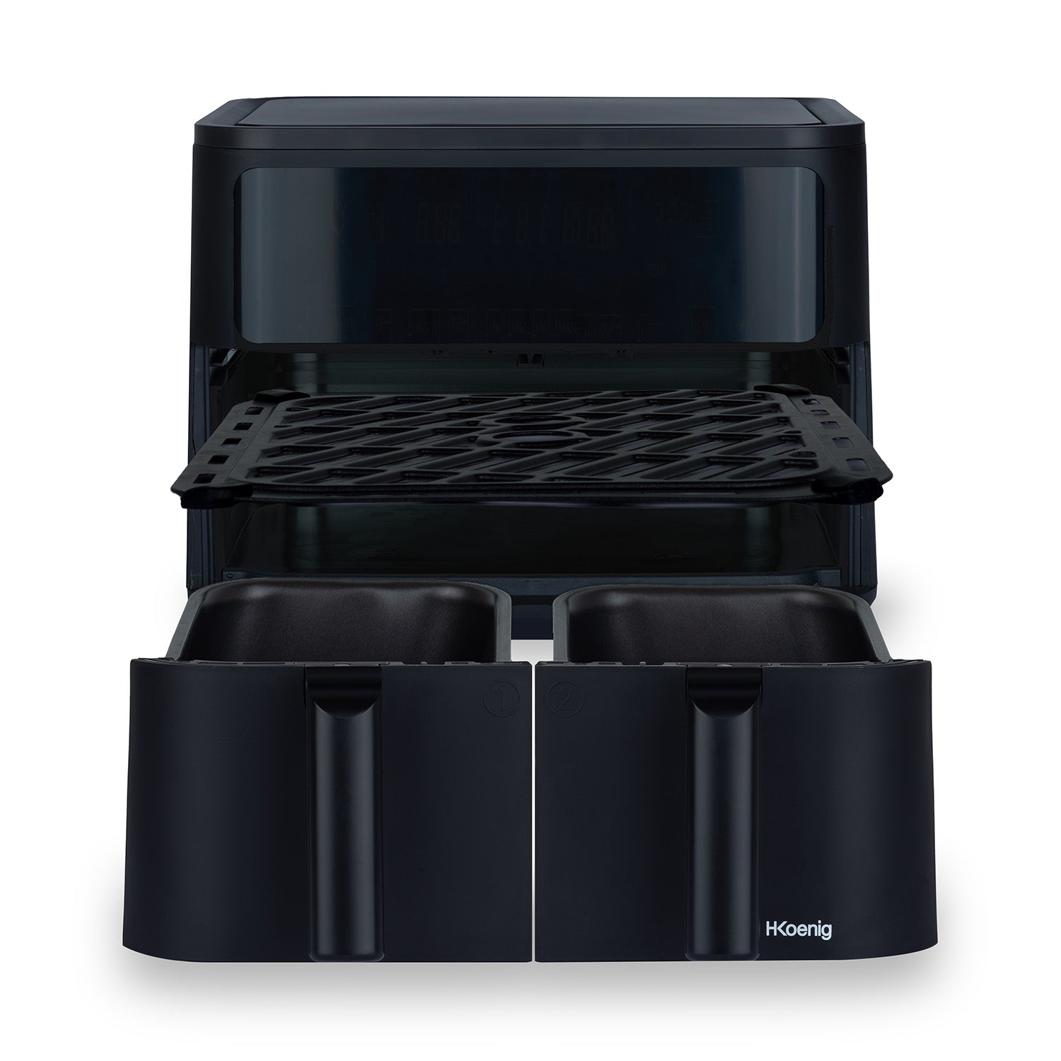Freidora Sin Aceite Doble 2x4.5L - Negro