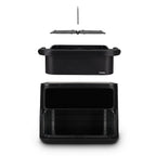 Large Basket Air Fryer 10L - Black