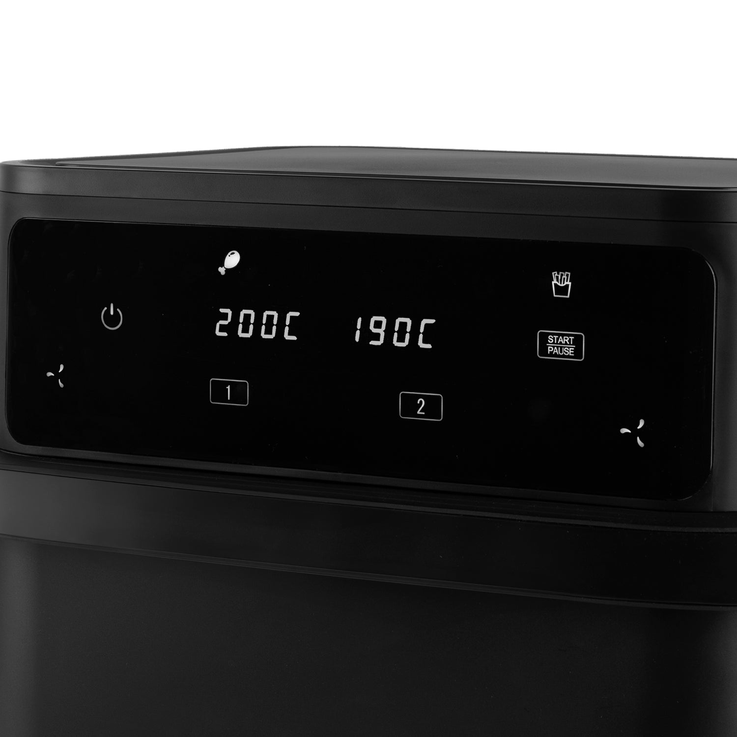 Large Basket Air Fryer 10L - Black
