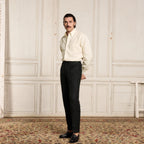 Chemise En Coton Et Lin Écrue