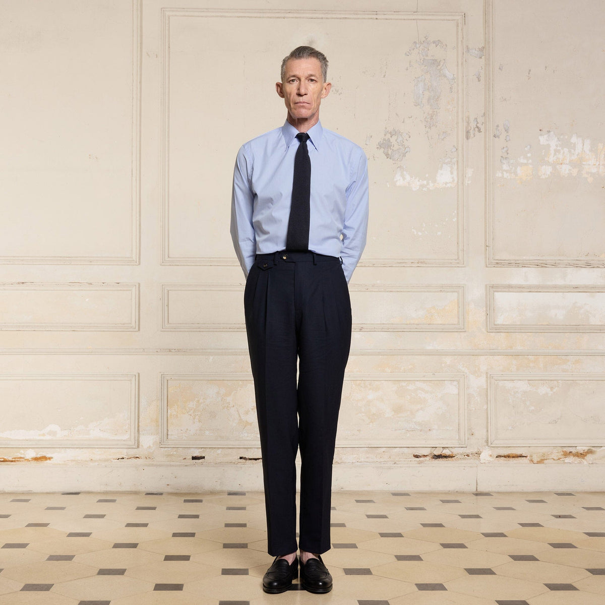 Chemise En Popeline Bleue