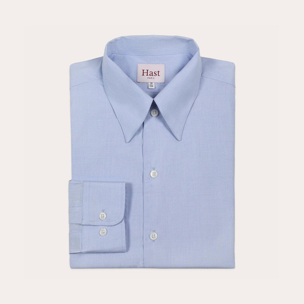 Chemise En Popeline Bleue