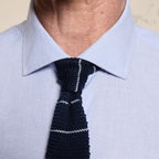 Chemise En Coton Et Lin Bleu Ciel