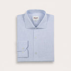 Chemise En Coton Et Lin Bleu Ciel