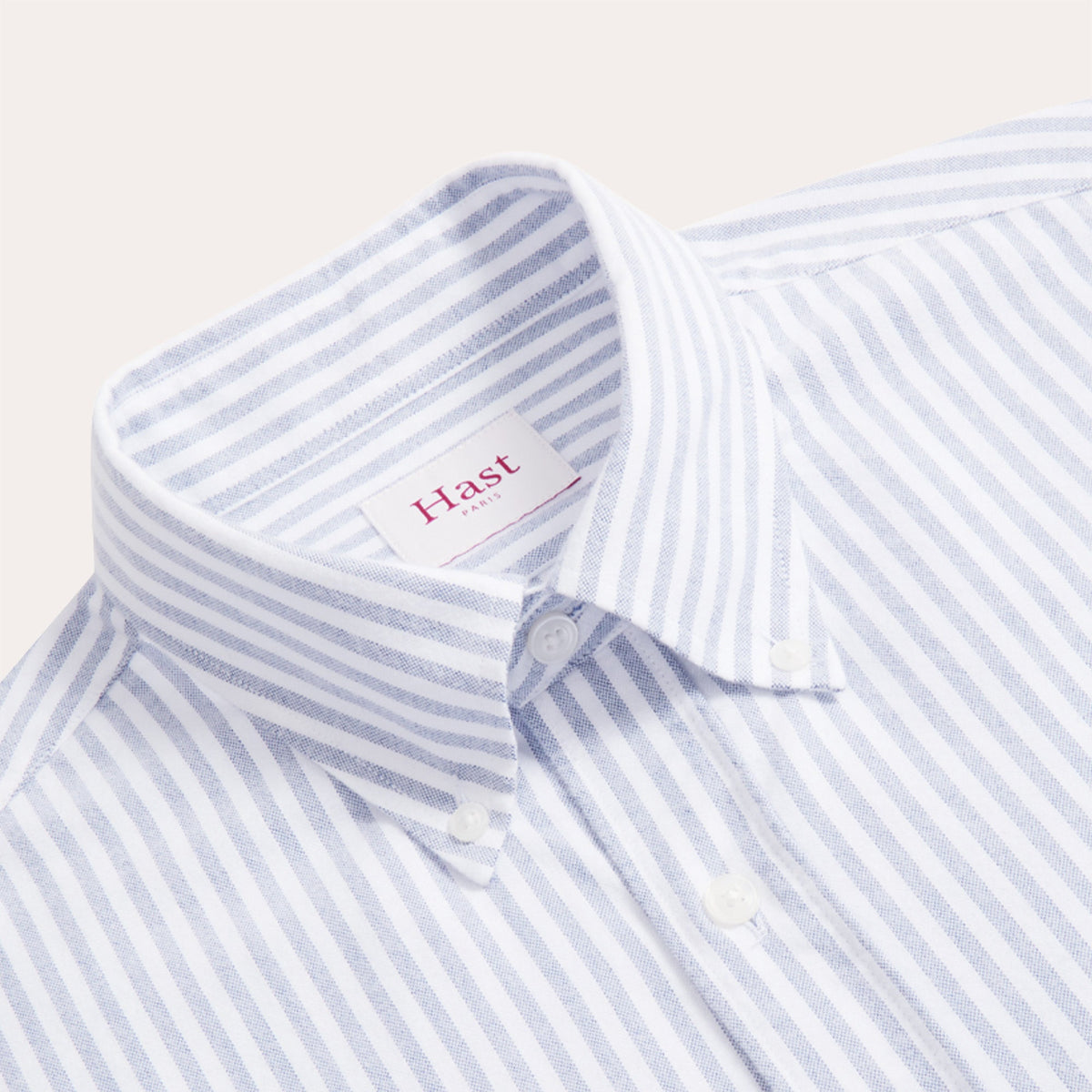 Chemise En Flanelle À Rayures Bleues Et Blanches