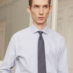 Chemise En Flanelle Bleu Chiné