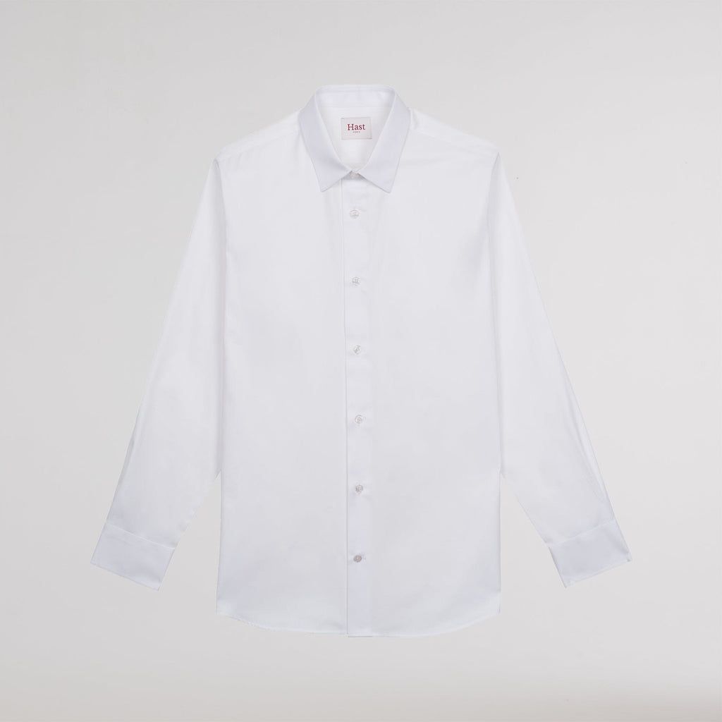 Chemise En Chevron Double Retors Blanche