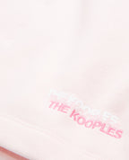 The Kooples - Short Rose Et Écru Coton Modal À Logo - Femme