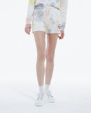 Short Molleton Coupe Sportive - Tie And Dye Multico - Femme