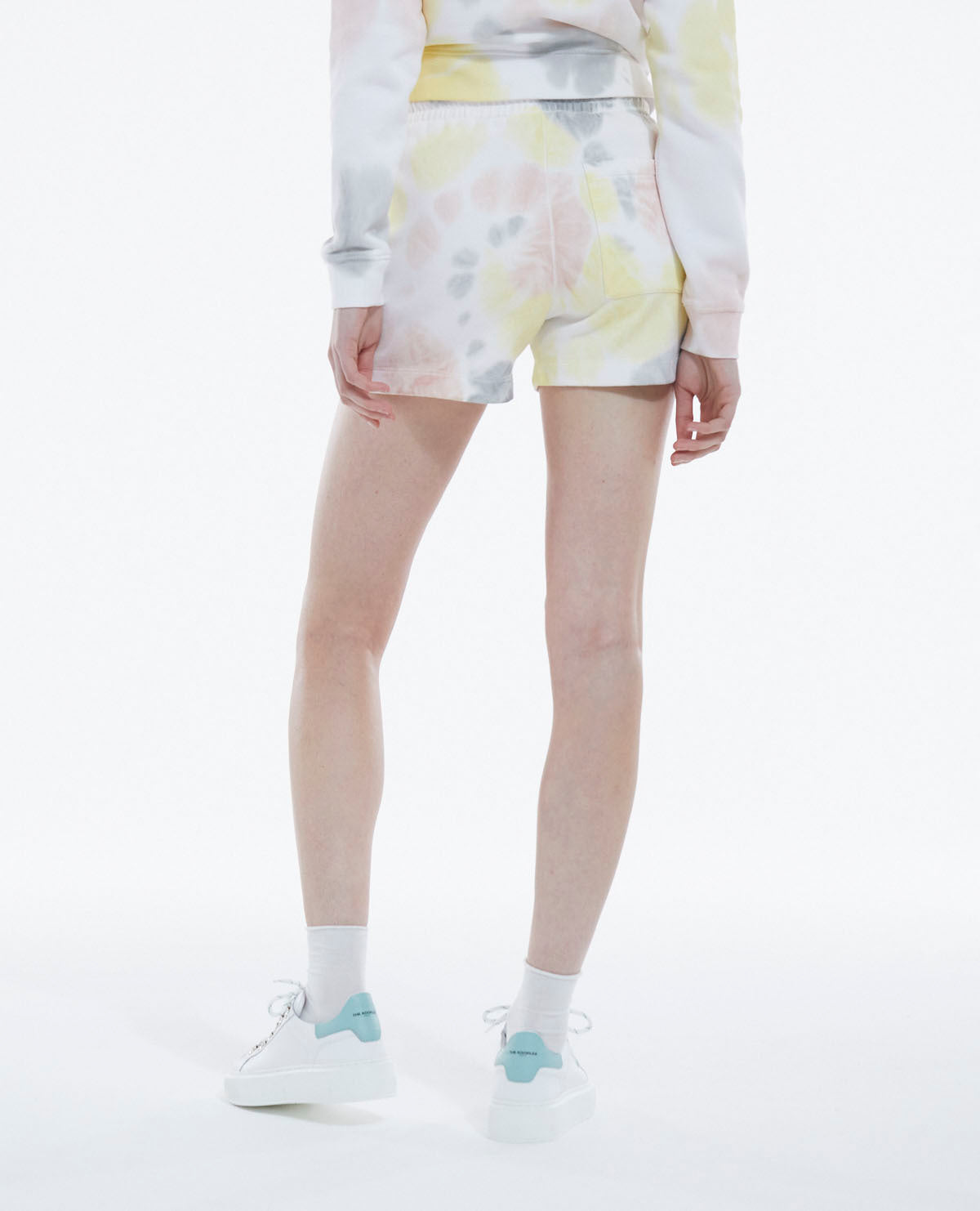 The Kooples - Short Molleton Coupe Sportive - Tie And Dye Multico - Femme