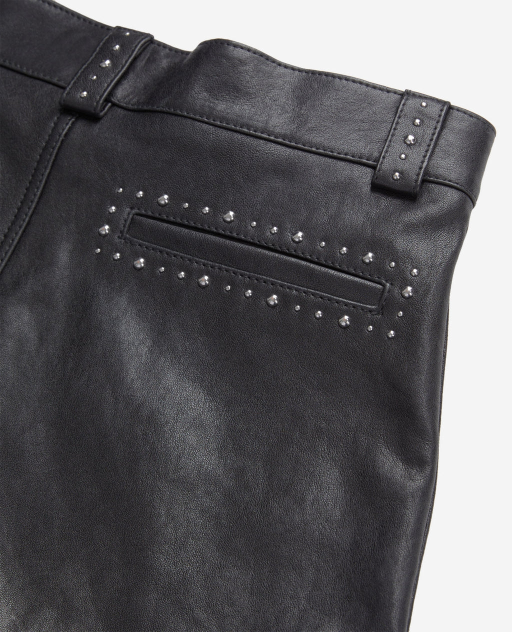The Kooples - Lambskin Leather Shorts - Black - Women