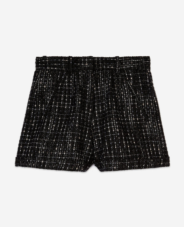 The Kooples - Shorts de tweed de talle alto