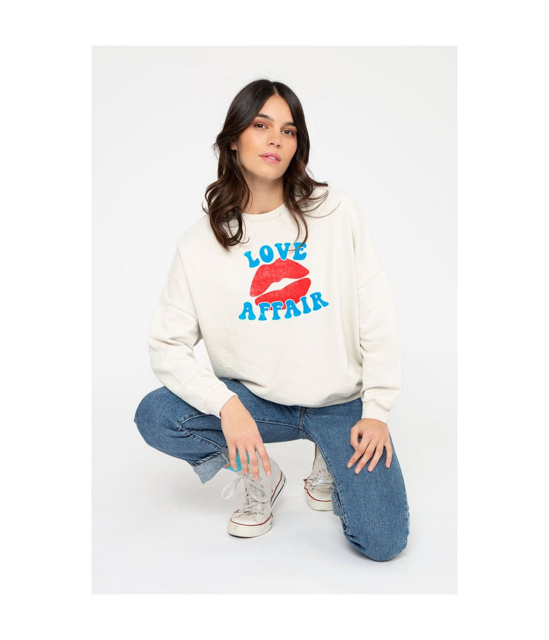 Sweat Rosie Love Affair - Cream - Femme