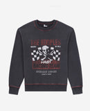 Sweat Avec Print Skull And Flag - Femme