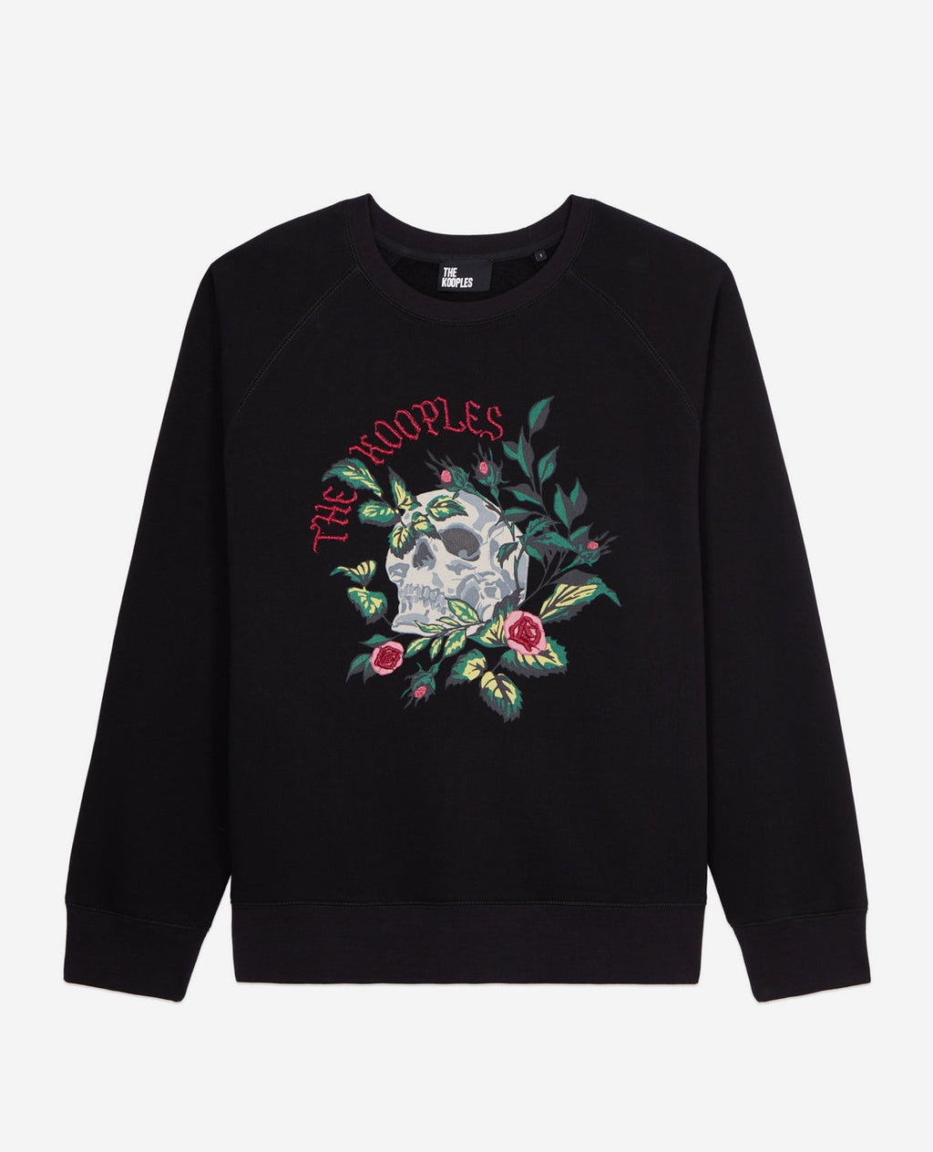 The Kooples - Sudadera con Estampado Skull And Flowers - Mujer