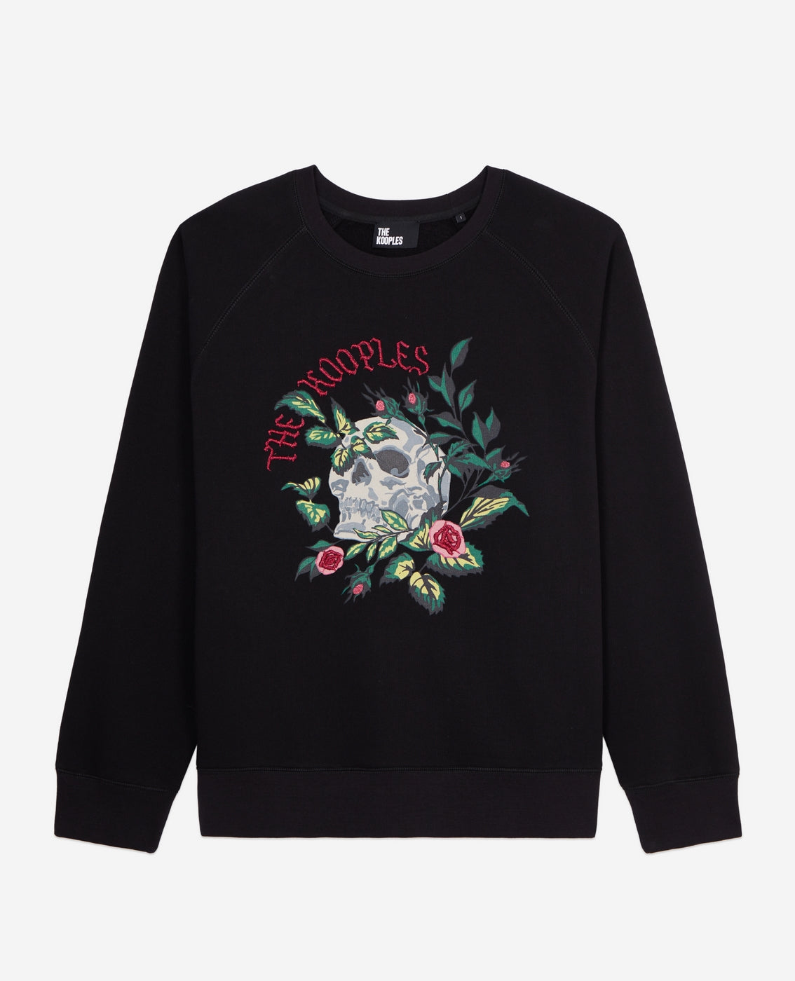 The Kooples - Sudadera con Estampado Skull And Flowers - Mujer