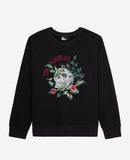 Sudadera Con Estampado De Calaveras Y Flores - Mujer
