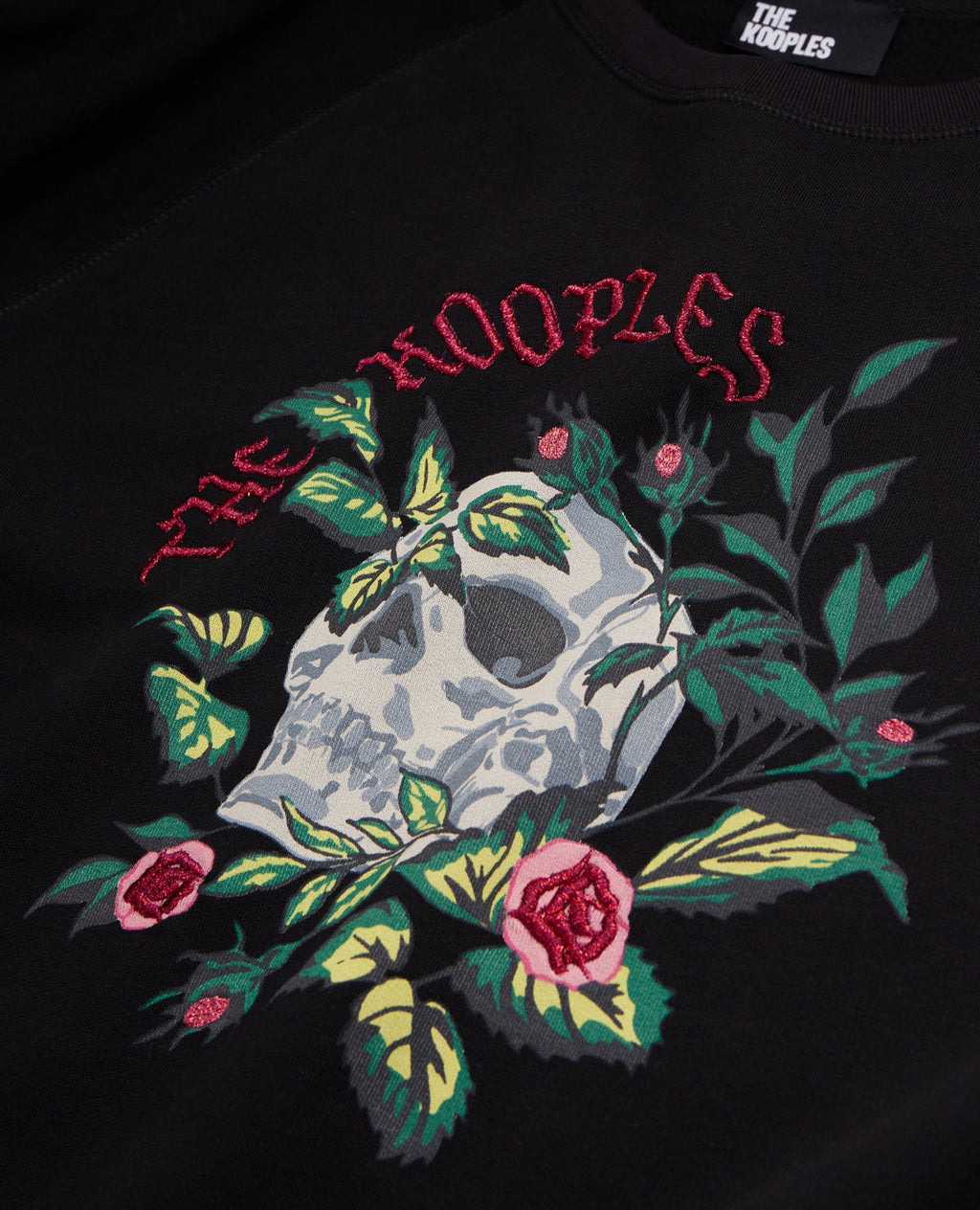 The Kooples - Sudadera con Estampado Skull And Flowers - Mujer