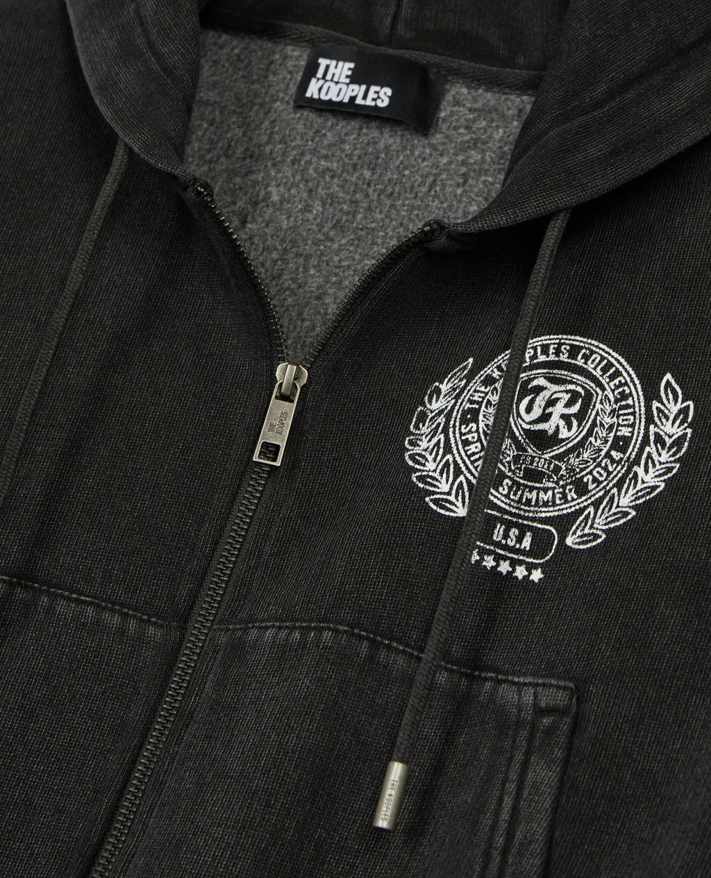 The Kooples - Sweatshirt Avec Broderie Dos The Kooples