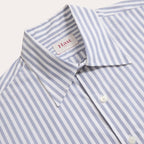 Chemise À Rayures Bleues Et Blanches